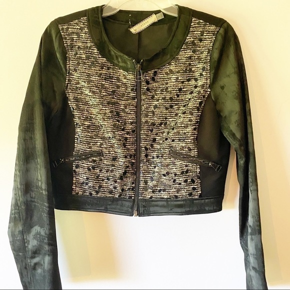 CLUNY Women’s Jacket Front Zip Long Sleeves Sz4 - Picture 2 of 6